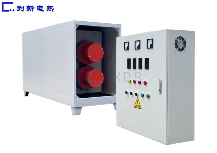 双筒体管道加热器